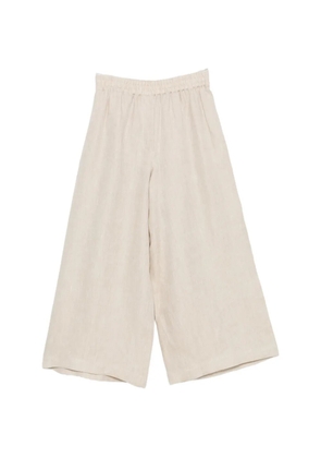 Weekend Max Mara Felino elasticated cropped trousers - Neutrals