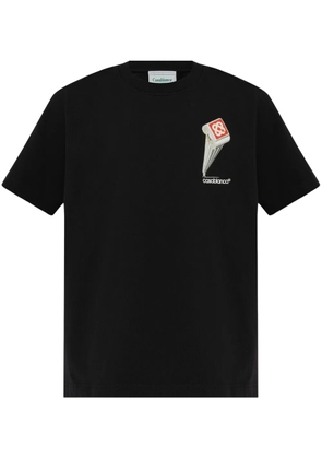 Casablanca Leaning Column t-shirt - Black