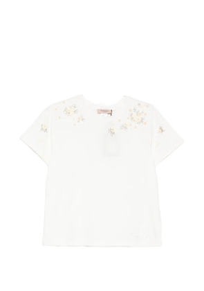 TWINSET floral T-shirt - White