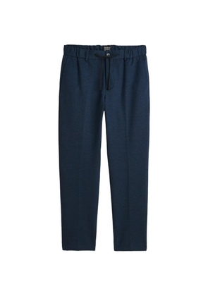 Scotch & Soda drawstring-detail straight-leg trousers - Blue