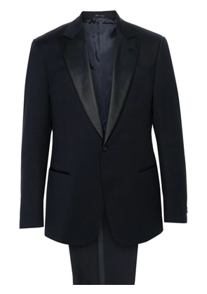 Giorgio Armani single-breasted wool suit - Blue
