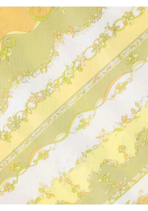 PUCCI Pre-Owned floral print scarf - Green