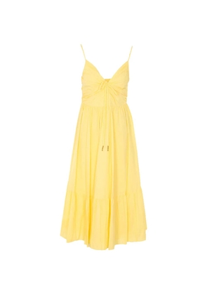Michael Michael Kors V-neck shoulder strap dress - Yellow