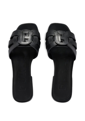 Furla Summer leather sandals - Black