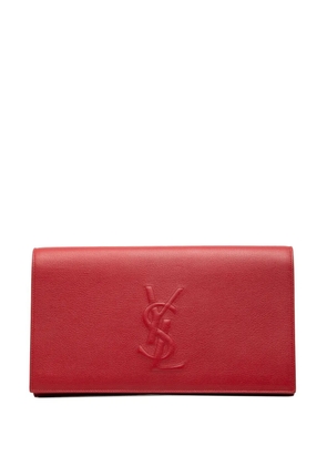 Saint Laurent Pre-Owned 2014 Large Leather Belle de Jour clutch bag - Red
