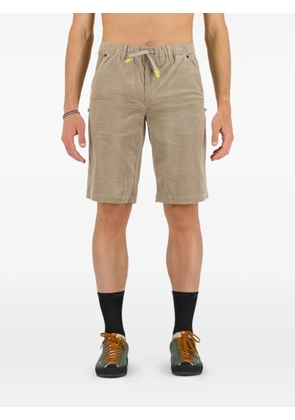 KARPOS Lares drawstring-fastening corduroy shorts - Neutrals
