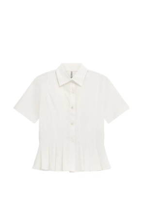 Liviana Conti Holly pleated-detail shirt - White