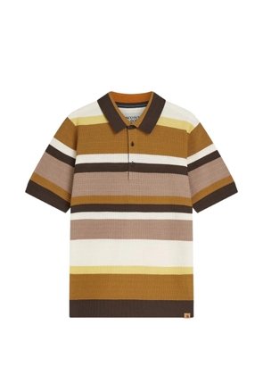 Scotch & Soda striped polo shirt - Brown
