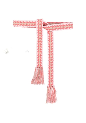 Pierre-Louis Mascia tassel patterned belt - Pink