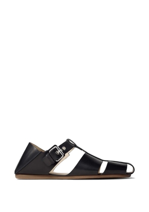 LEMAIRE buckle fisherman sandals - Black