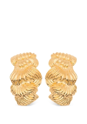 Completedworks Buttercream (Or, The Icing on the Cake) ruffled earrings - Gold