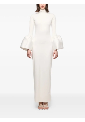 Atu Body Couture bell-sleeve maxi dress - White