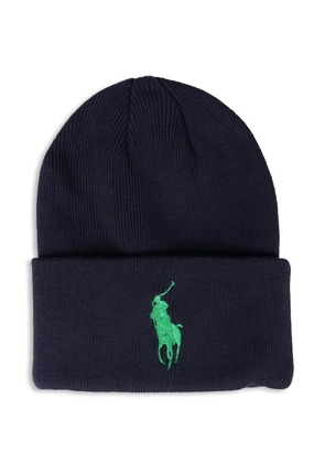 Polo Ralph Lauren logo beanie hat - Blue