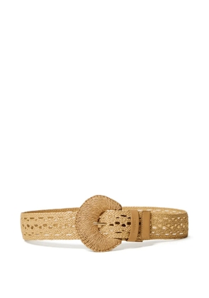 TWINSET woven buckle belt - Neutrals