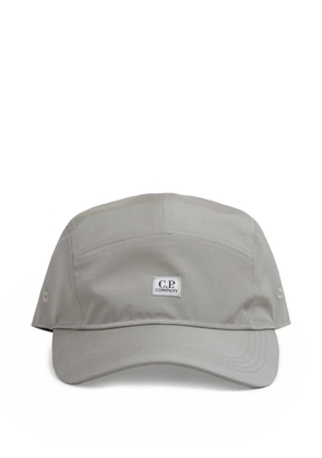 C.P. Company logo-patch cap - Grey