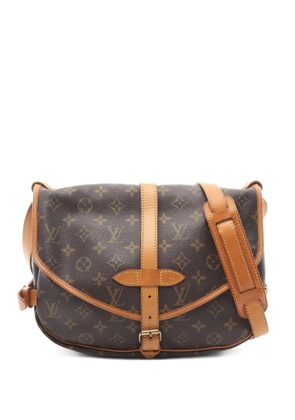 Louis Vuitton Pre-Owned 1995 30 Saumur monogram shoulder bag - Brown
