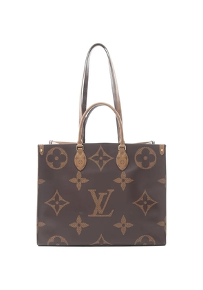 Louis Vuitton Pre-Owned 2019 GM monogram giant reverse tote bag - Brown