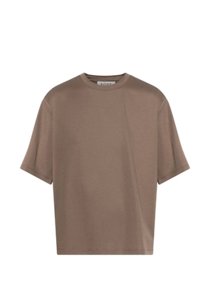 Róhe crew-neck short-sleeve T-shirt - Brown