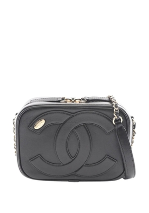 CHANEL Pre-Owned 2019 CC Lambskin Camera Bag crossbody bag - Black