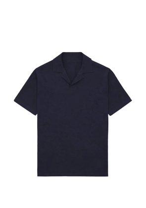 Fortela Adrien camp-collar polo shirt - Blue