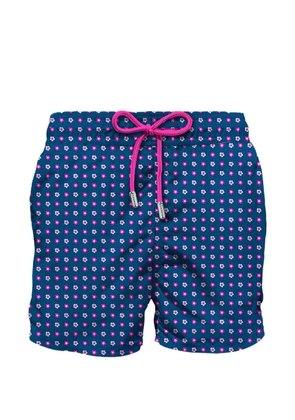 MC2 Saint Barth Lighting Micro Stret floral-print swim shorts - Blue