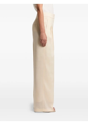 Peserico pleated linen trousers - Neutrals