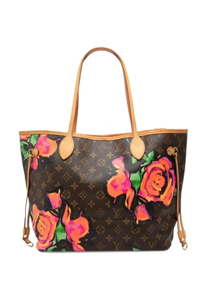 Louis Vuitton Pre-Owned 2009 Monogram Roses Neverfull MM tote bag - Brown