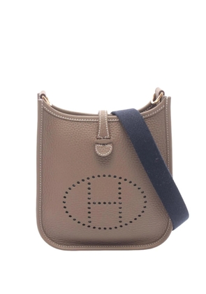 Hermès Pre-Owned 2025 Clemence Evelyne TPM crossbody bag - Grey
