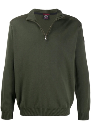 Paul & Shark half-zip sweater - Green