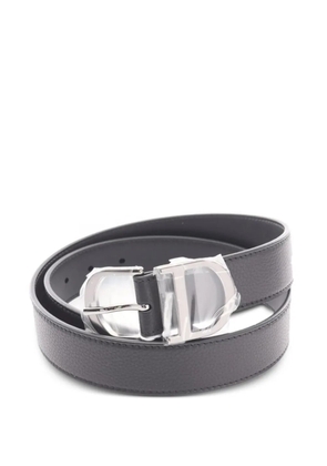 Christian Dior Pre-Owned 2020s logo leather belt - Black