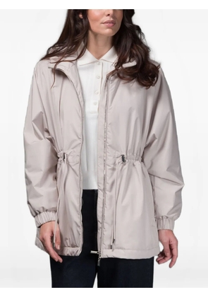 Moorer Galilea-Stp hooded zipped jacket - Neutrals