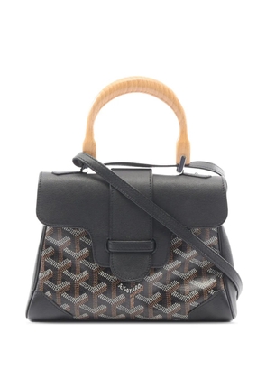 Goyard Pre-Owned 2010-2026 Mini Goyardine Saigon Souple satchel - Black