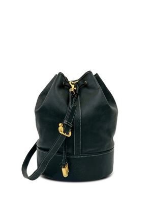 Loewe Pre-Owned 2010-2025 Leather Anagram bucket bag - Blue