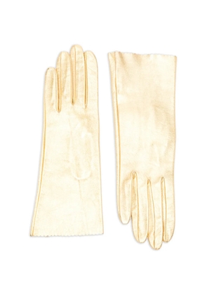 Manokhi scalloped gloves - Gold
