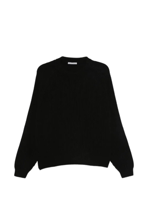 Alberta Ferretti ribbed raglan-sleeve sweater - Black