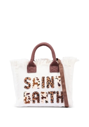 MC2 Saint Barth Kids fringed-detail tote bag - White