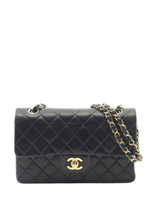 CHANEL Pre-Owned 2003-2004 Small Classic Lambskin Double Flap shoulder bag - Black
