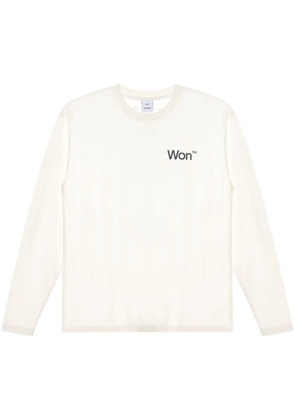 Won Hundred Letter T-shirt - White