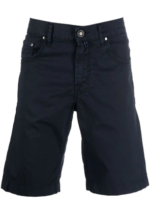 Jacob Cohën cotton logo-patch chino-shorts - Blue