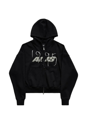 ALIS zip-up hoodie - Black