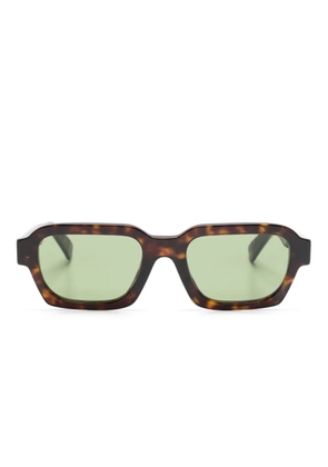 Retrosuperfuture tortoiseshell rectangular-frame sunglasses - Brown
