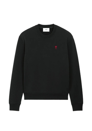 AMI Paris heart-motif sweatshirt - Black