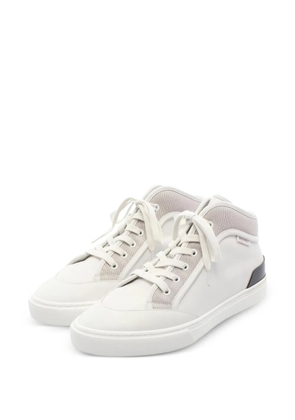 Hermès Pre-Owned 1910s Enjoy high-top sneakers - White
