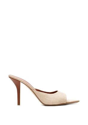 GIABORGHINI raffia point-toe sandals - Neutrals