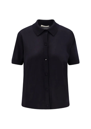 Max Mara Romania button virgin wool cardigan - Blue