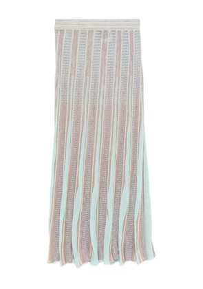 Forte Forte striped midi skirt - Blue