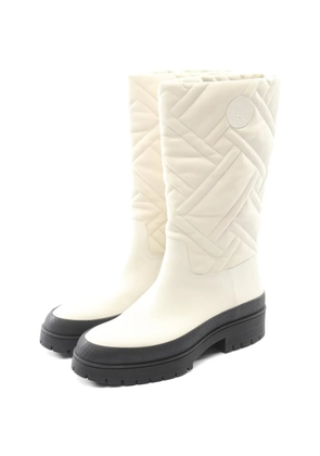 Hermès Pre-Owned 2010s Fuji quilting leather boots - Neutrals