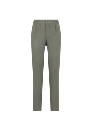 Kiton pleated trousers - Green