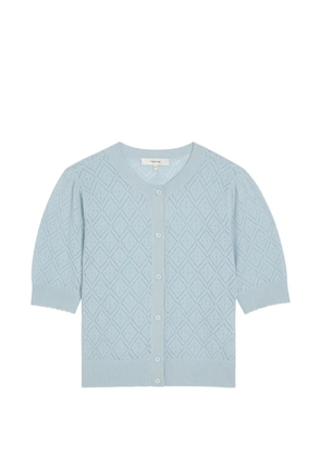 FRAME diamond knit cardigan - Blue