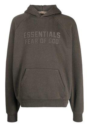 FEAR OF GOD ESSENTIALS Essentials logo-print hoodie - Green